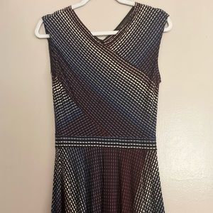 BCBGMaxAzira dress multicolor office dress.
